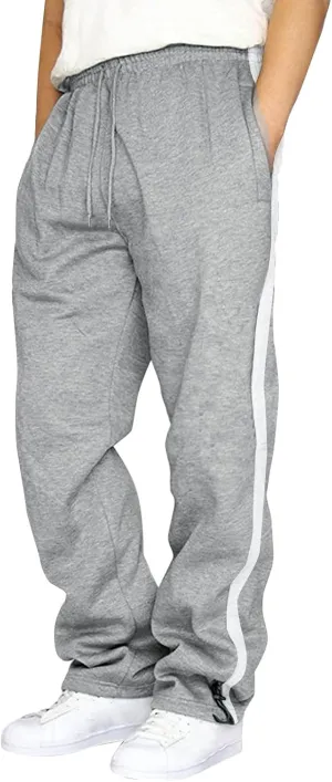 Men's Casual Cargo Relaxed Pants, Sports Fitness Pants, Elastic Drawstring Waist Lightweight Chino Pants for Man