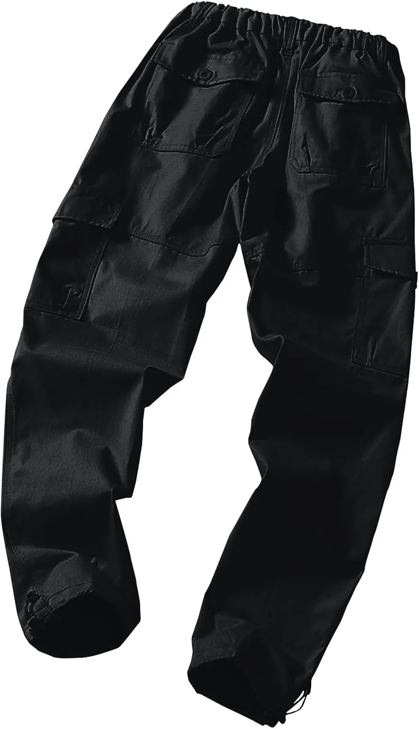 Mens Khaki Pants Relaxed Stretch Big and Tall Mens Sweatpants with Pockets Hiking Pants Match Pants Casual Slim Fit