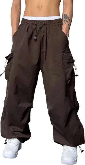 Men's Work Pants Loose Big Wide Leg Trousers Side Pockets 4 Pockets Casual Sports Trousers Sweatpants for Men