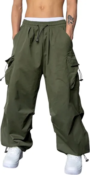 Men's Work Pants Loose Big Wide Leg Trousers Side Pockets 4 Pockets Casual Sports Trousers Sweatpants for Men