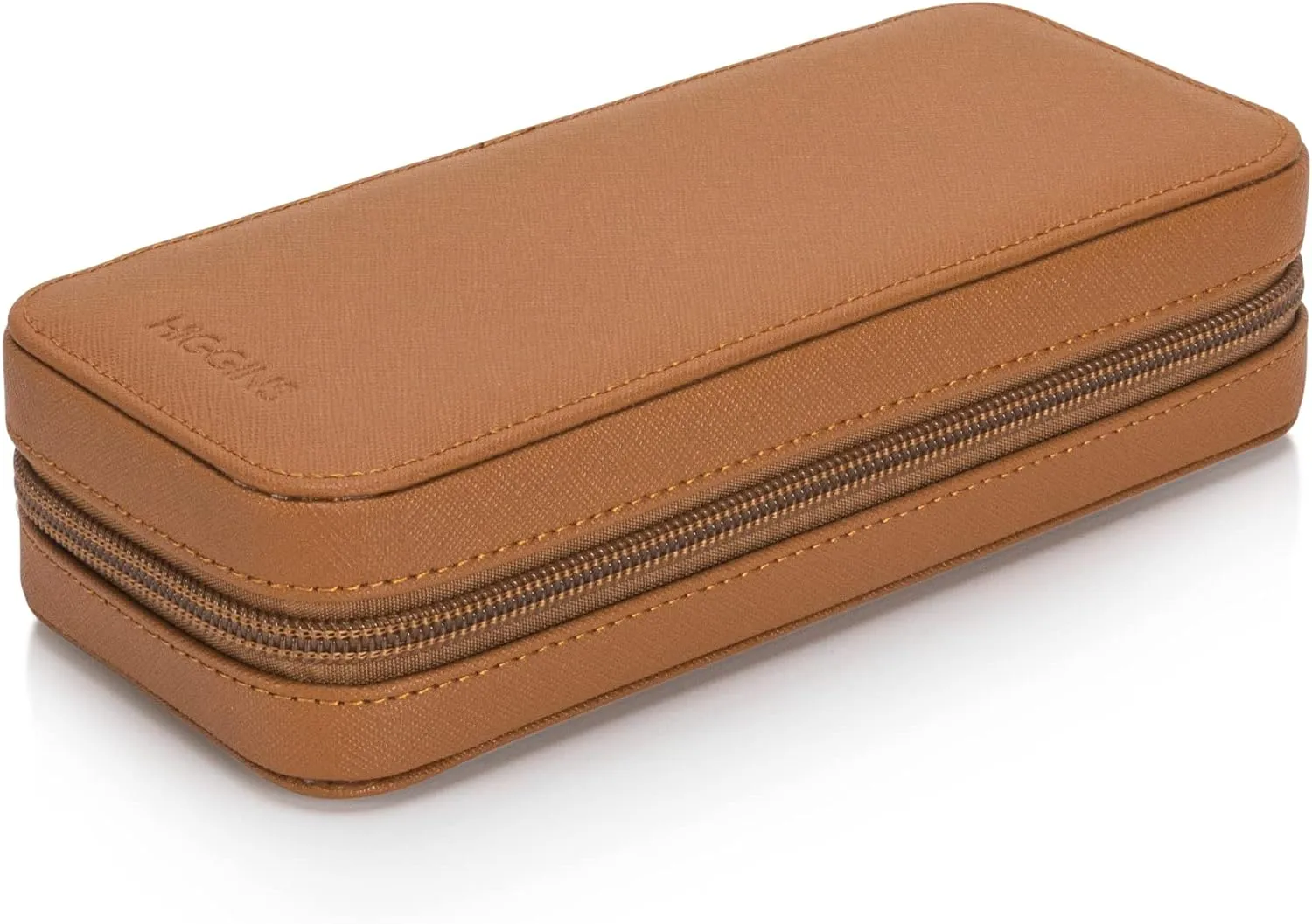 Modern Leather Watch Case for men - Watch Travel Case - Storage Organizer & Display - Watch accessory - Brown