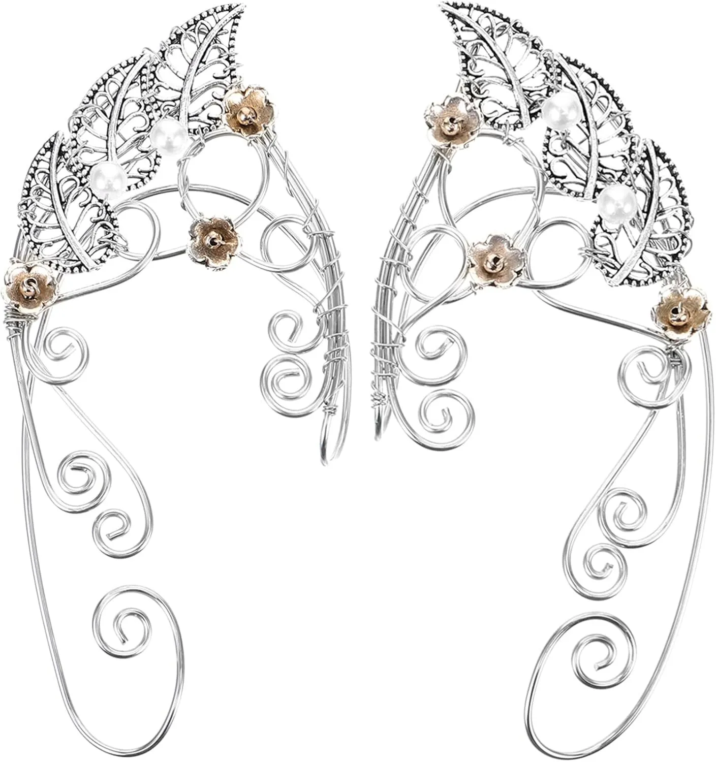 Non-piercing Silver Ear Cuffs for Women Earring Cuffs No Piercing Dainty Metal Ear Jewelry for Women