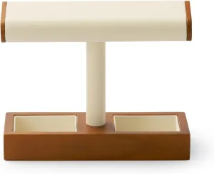Oirlv Solid Wood Watch Display Stand T-bar Watch Stand for Men and Women Jewelry Accessory Organizer for Store and Home(SM19101)