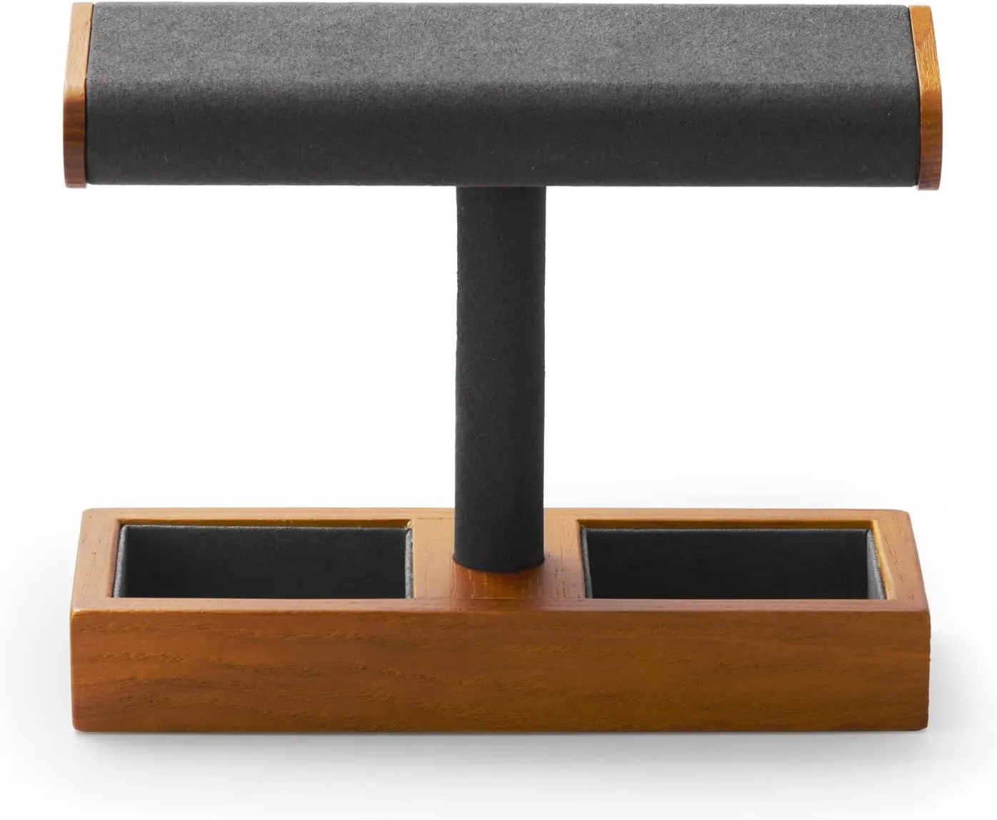Oirlv Solid Wood Watch Display Stand T-bar Watch Stand for Men and Women Jewelry Accessory Organizer for Store and Home(SM19102)