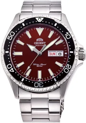 Orient Mens Analogue Automatic Watch with Stainless Steel Strap RA-AA0003R19B, Silver, 7020-6smd-42mm, Bracelet