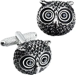 Owl Cufflinks For Men With Gift Box.