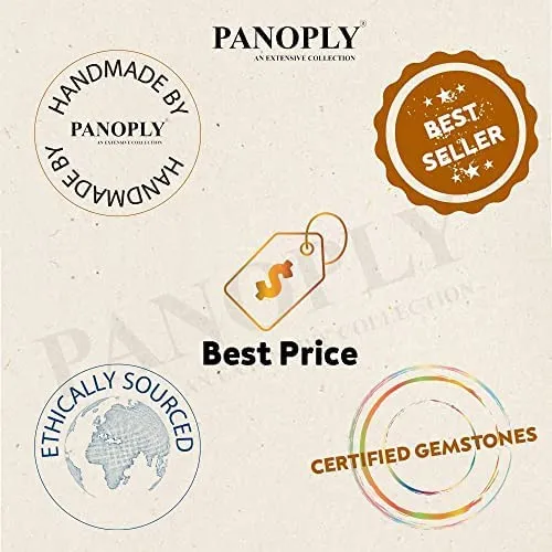 PANOPLY Choice of Sterling Silver Rings, Gemstone Oxidized Rings, Gold Plated Rings, Rings Sterling Silver, 925 Sterling Silver Rings For Women Teens Girls (Amethyst- Oxidized, 8)
