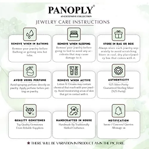 PANOPLY Choice of Sterling Silver Rings, Gemstone Oxidized Rings, Gold Plated Rings, Rings Sterling Silver, 925 Sterling Silver Rings For Women Teens Girls (Amethyst- Oxidized, 8)