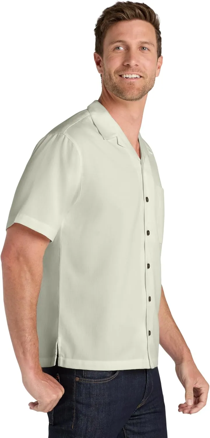Port Authority Men's Easy Care Short Sleeve Button-Down Camp Shirt