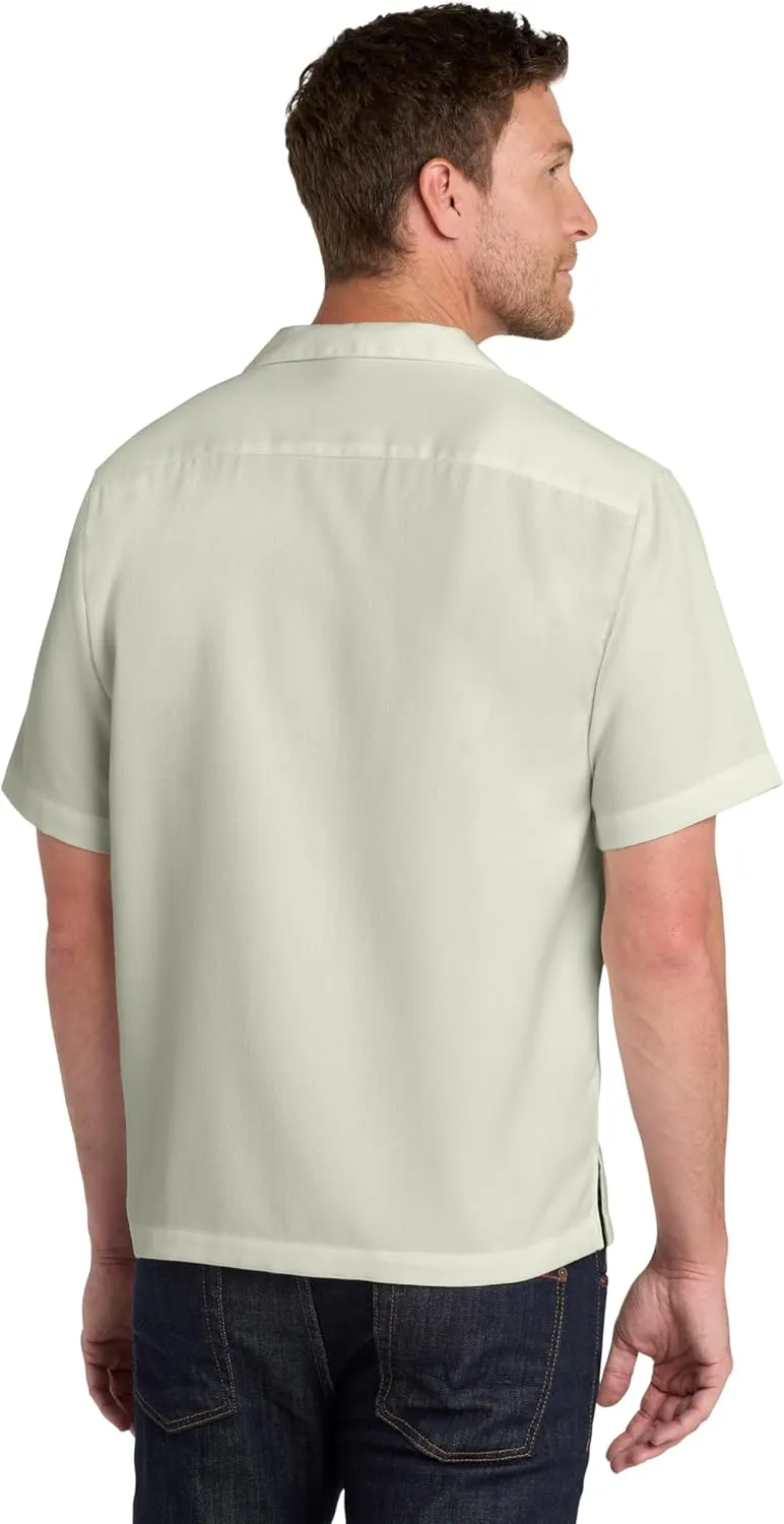 Port Authority Men's Easy Care Short Sleeve Button-Down Camp Shirt