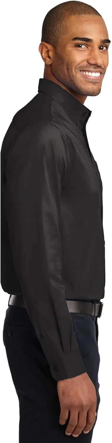 Port Authority Men's Extended Size Long Sleeve Easy Care Button-Down Shirt