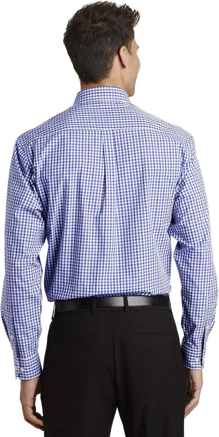 Port Authority Men's Long Sleeve Gingham Easy Care Shirt
