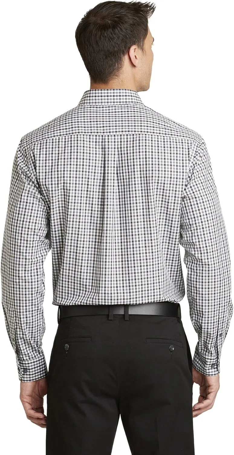 Port Authority Men's Long Sleeve Gingham Easy Care Shirt