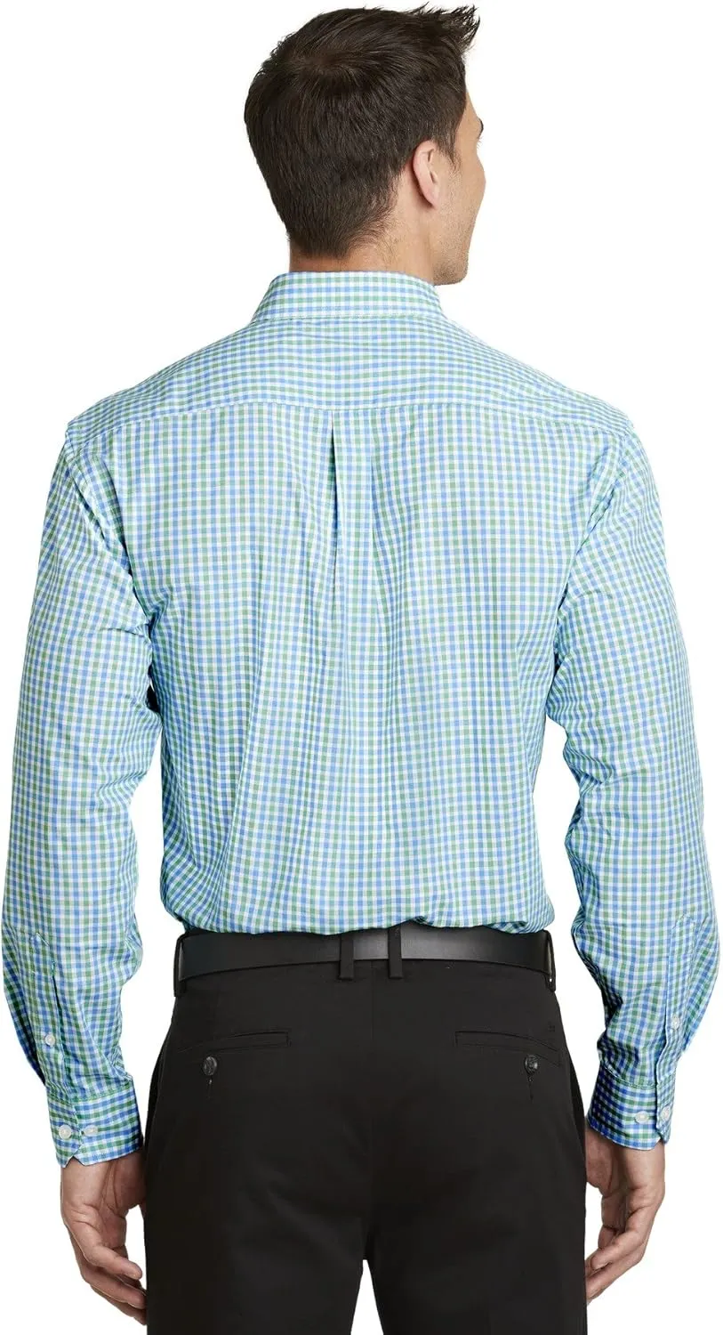 Port Authority Men's Long Sleeve Gingham Easy Care Shirt