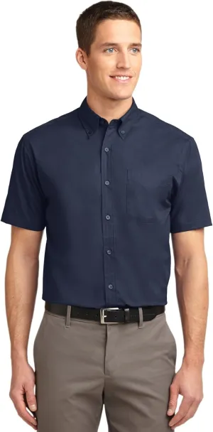 Port Authority Tall Short Sleeve Easy Care Shirt. TLS508
