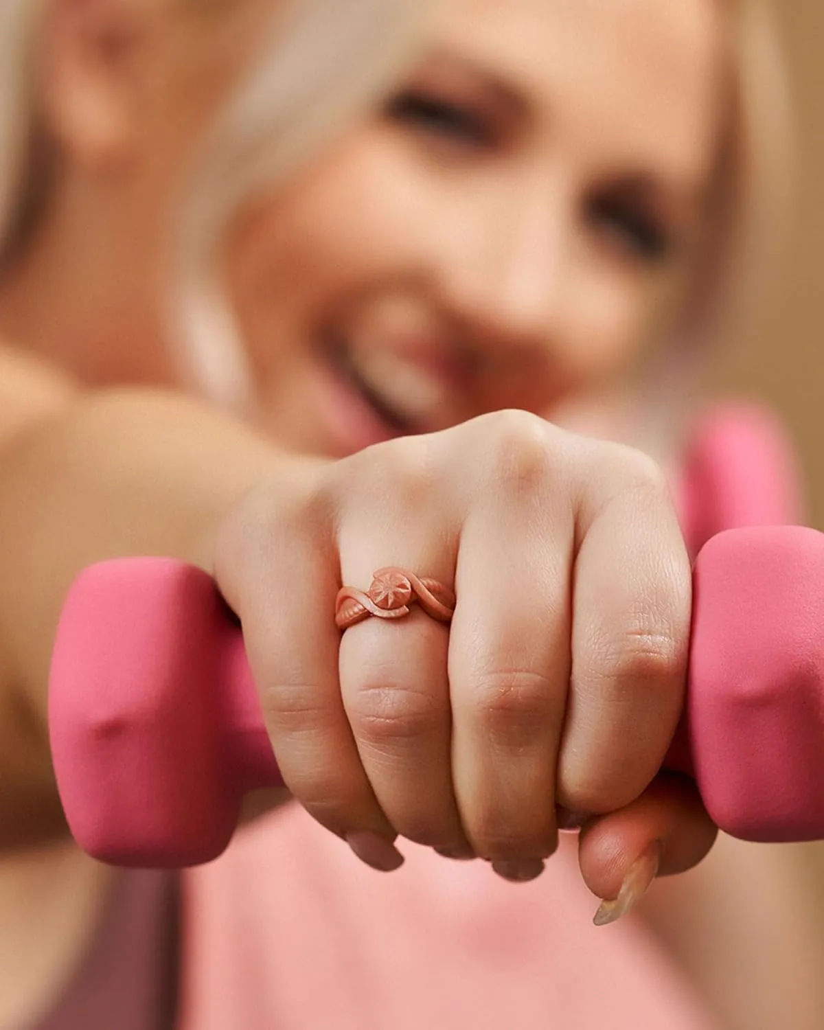 Rinfit Silicone Rings for Women - Rubber Ring Women - Bridal or Promise Rings - Round & Pear Silicone Wedding Bands - Patented Design