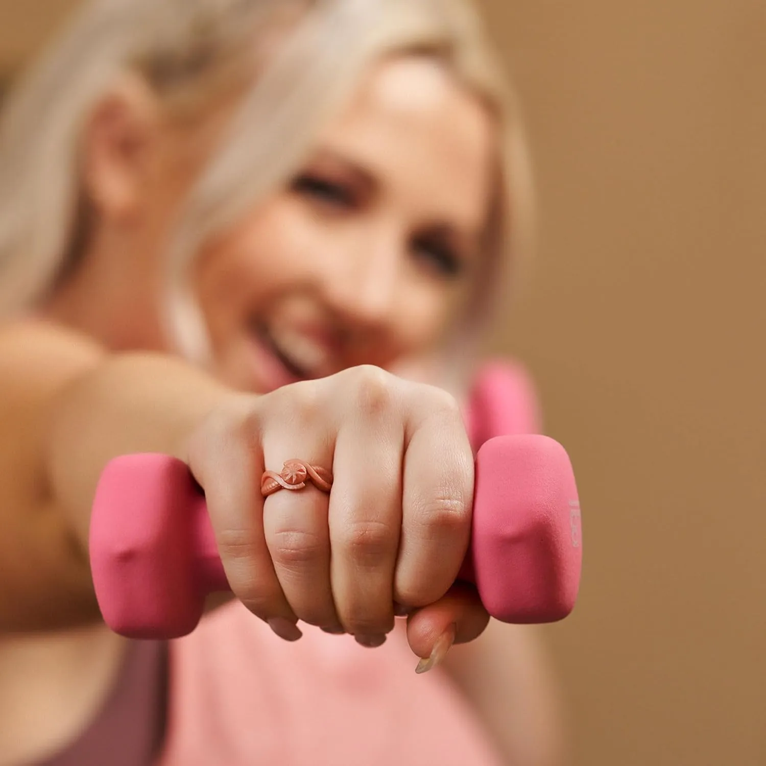 Rinfit Silicone Rings for Women - Rubber Ring Women - Bridal or Promise Rings - Round & Pear Silicone Wedding Bands - Patented Design