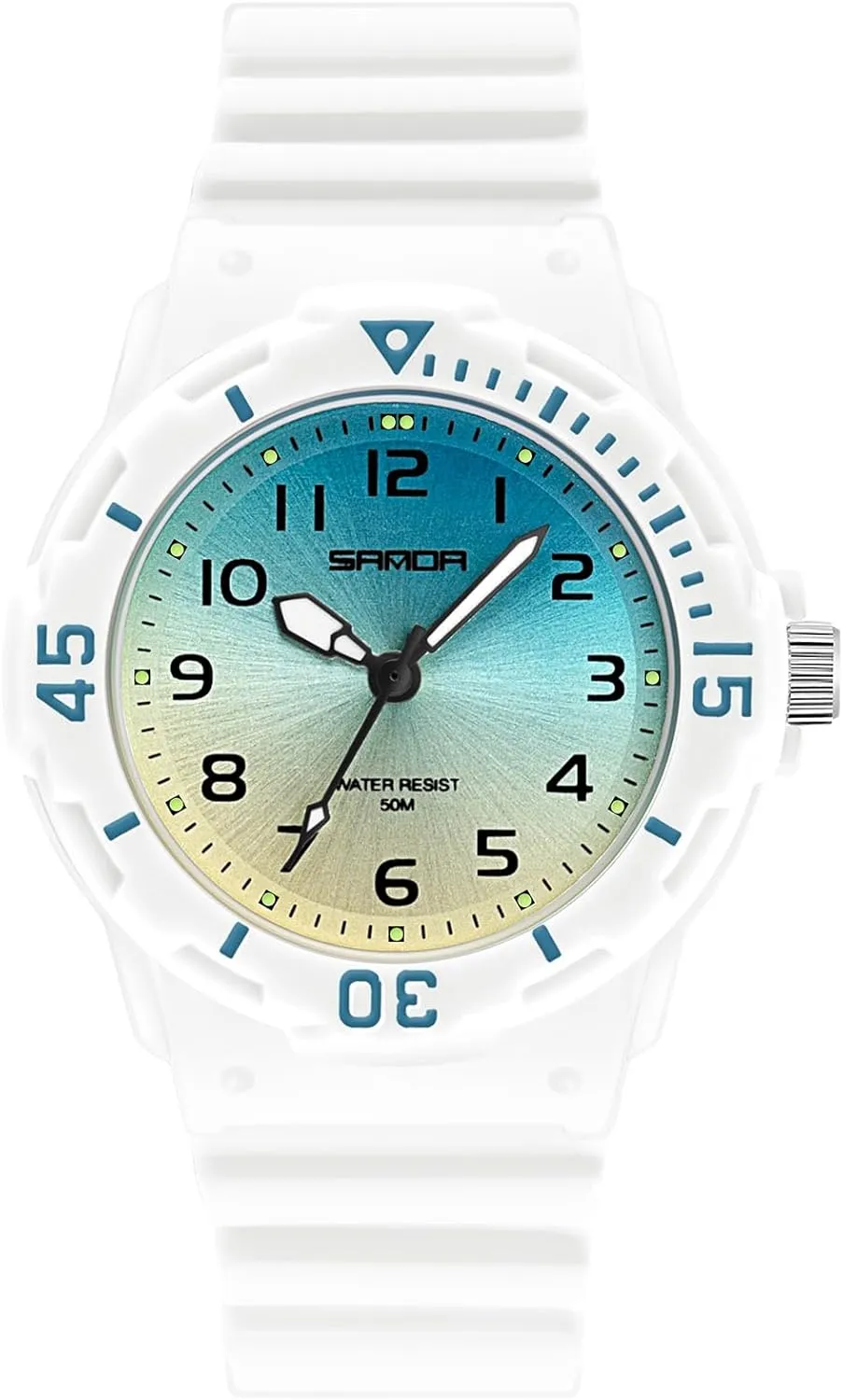 RORIOS Couple's Quartz Watches Men Women Wristwatch Luminous Analog Minimalist Casual Watch Cute Resin 50m Waterproof