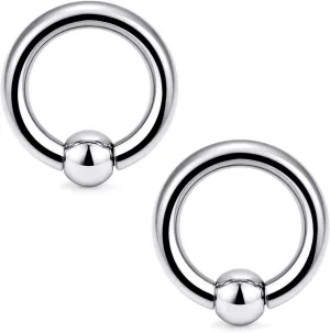 Ruifan Titanium Nose Rings Hoops Septum Rings Nose Clicker Ring Gauges PA Lip Tragus Helix Cartilage Daith Rook Sleeper Earring Body Piercing Jewerly for Women Men 20G 18G 16G 14G 8G 6G 4G 2G 6MM-19MM