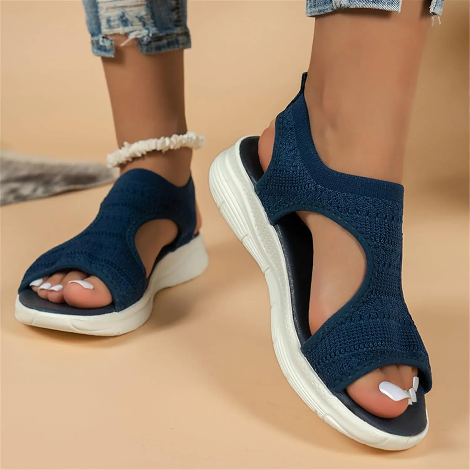 Sandals Women Comfortable Walking Orthotic Flips Flops Sandals Arch Support for Flat feet Orthopedic Beach Shoes 2025