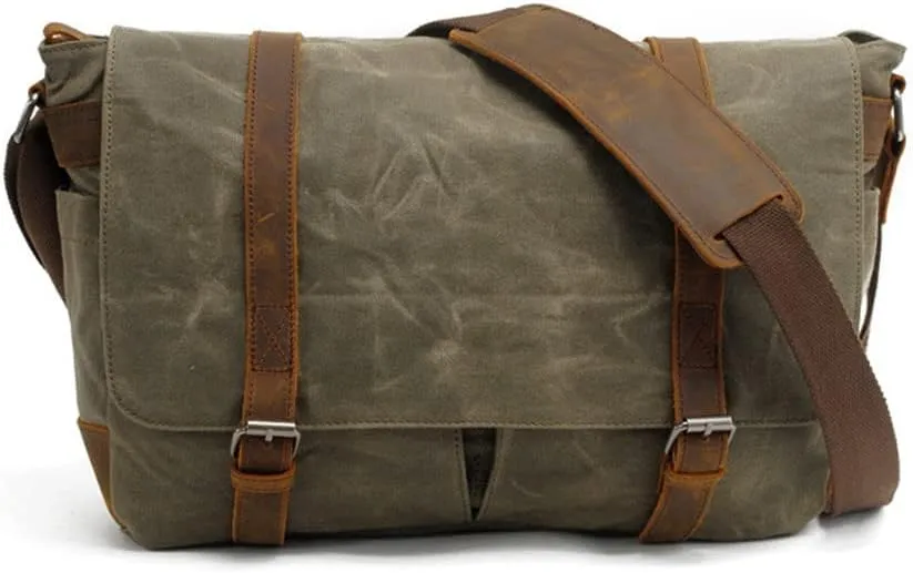Shoulder Bag Men's Messenger Bag Canvas Shoulder Crossbody Bags Hobo Bags for Men, One Color, One Size