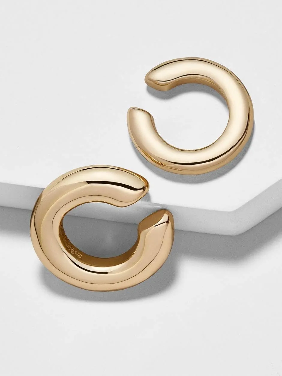 Silver Ear Cuffs for Women Non Piercing Cubic Zirconia Sparkling Huggie Ear Cuff Earrings Gold Cuff Fake Earrings Cartilage Earrings