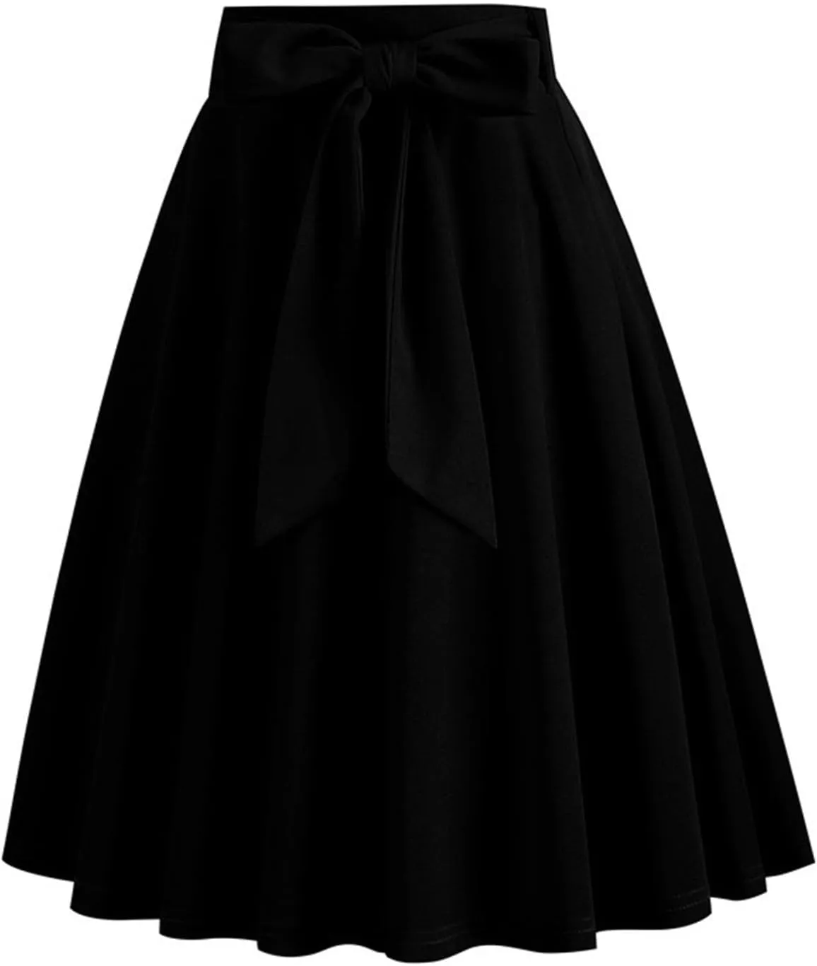 Skirts for Women Knee Length Summer Vacation Comfy Pleated a Line Skirts High Waisted Swing Skater Skirt