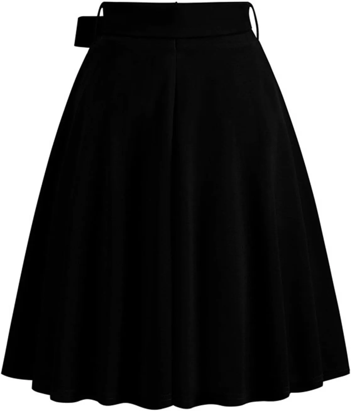 Skirts for Women Knee Length Summer Vacation Comfy Pleated a Line Skirts High Waisted Swing Skater Skirt