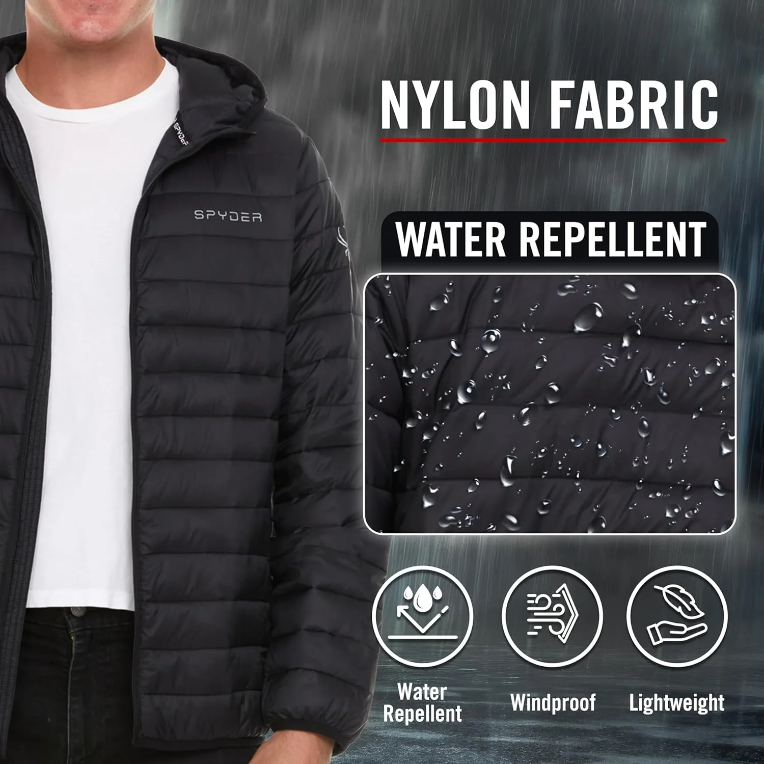 Spyder Mens Packable Puffer