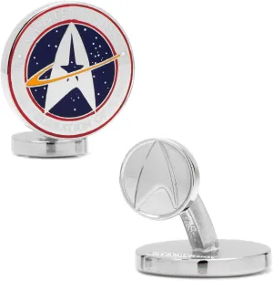 Star Trek Star Trek Starfleet Command Cufflinks, Officially Licensed