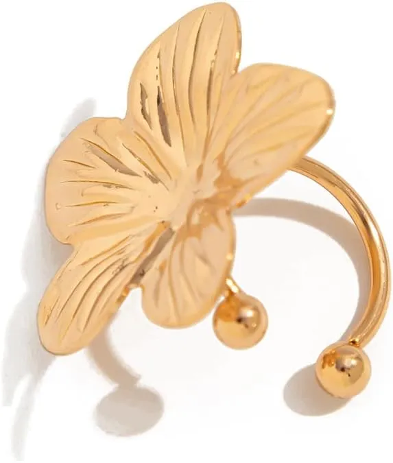 Starfish Shell Ear Cuffs for Women Non Piercing Trendy Summer Earrings Lightweight Beach Jewelry Sun Moon Flower Design Perfect for Vacation Party