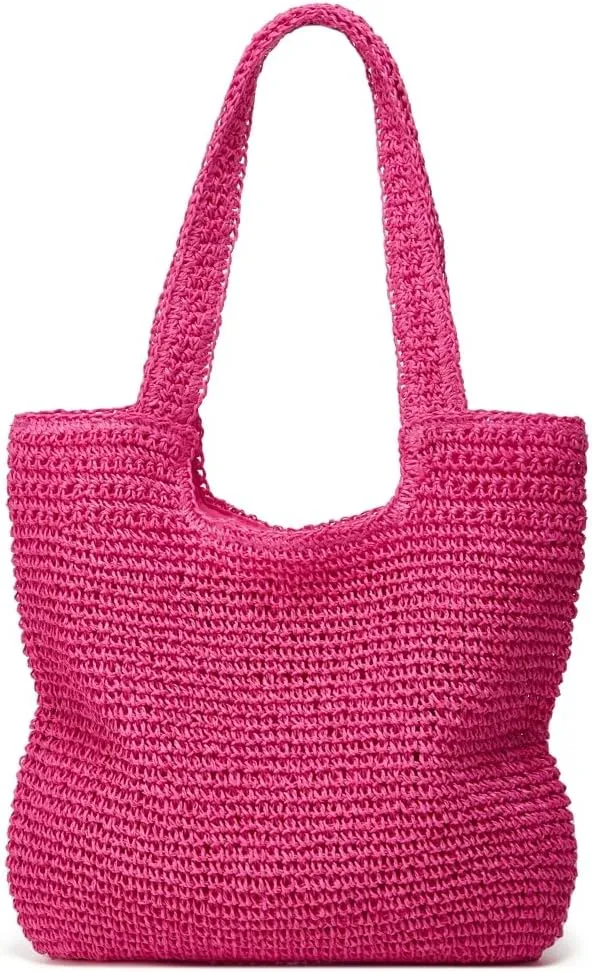 Straw Beach Tote Bag Hobo Bags Women Vintage Everything Summer Shoulder Beach Bag Cute Purse Work Travel Handbag 2025