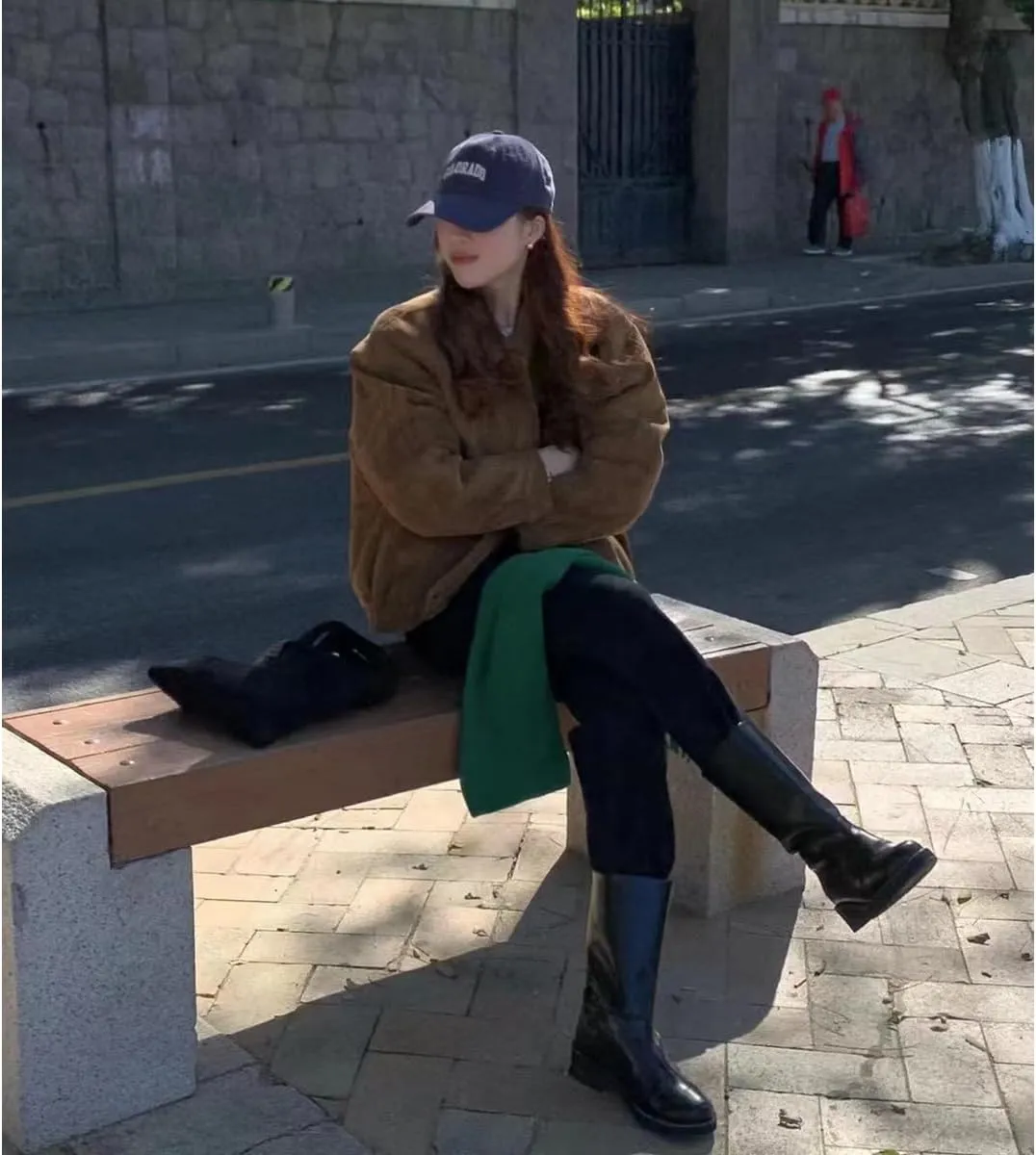 Suede Cropped Jacket Women Y2k Outerwear Brown Faux Leather Bomber Jacket Fall Fashion 2024 Trendy Winter Blazer