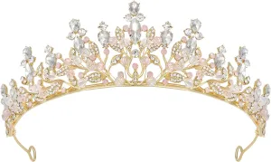 SWEETV Princess Tiaras and Crowns for Women,Girls,and Brides, Perfect for Wedding,Birthday Party,Pageants,Quinceaneras,Proms,Photoshoots and Special Costume Hair Styling Accessories