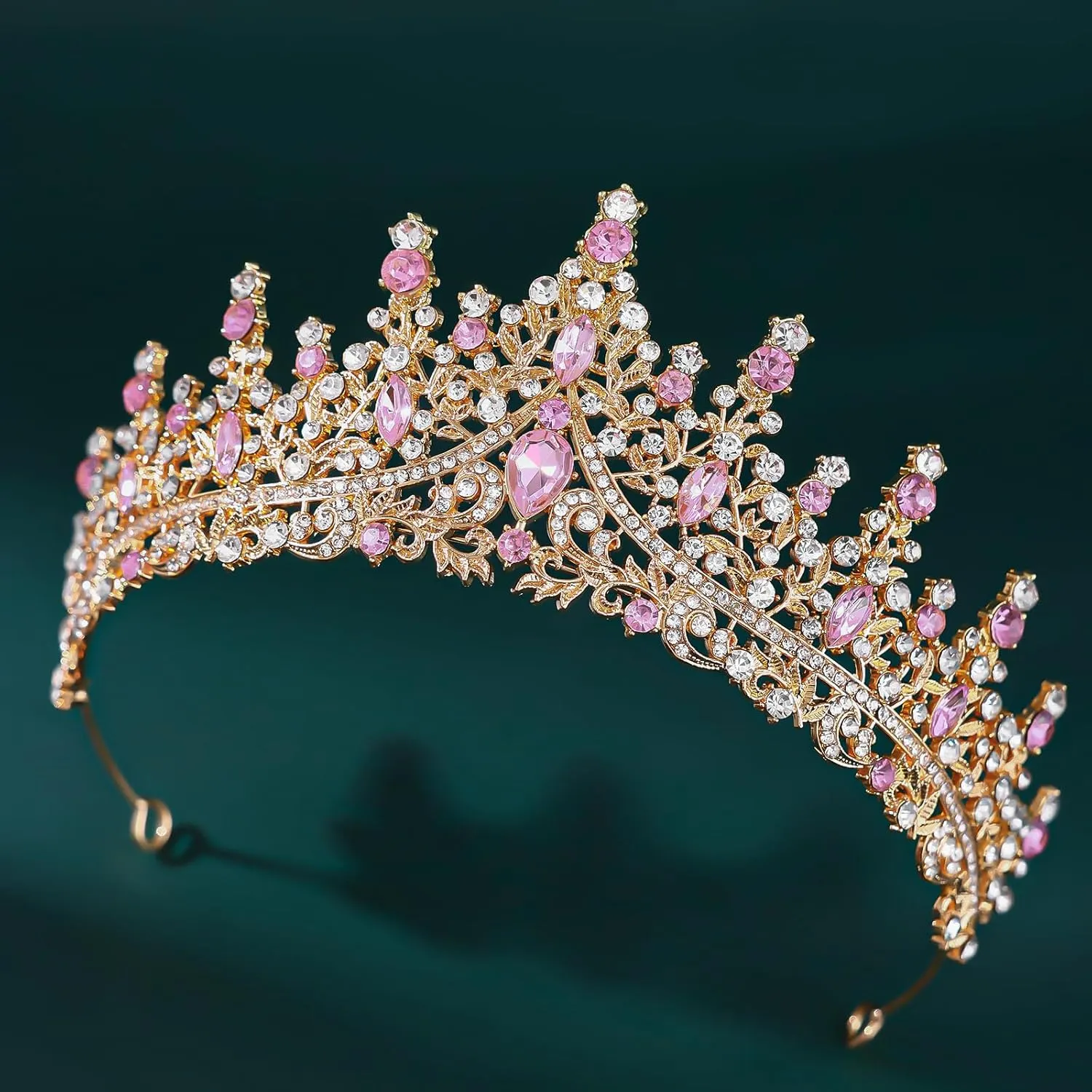 Tiaras and Crowns for women Bridal Jewelry Sets for Wedding Crystal Rhinestone Earrings Necklace Tiaras for Costume Prom Birthday Halloween Pageant Party