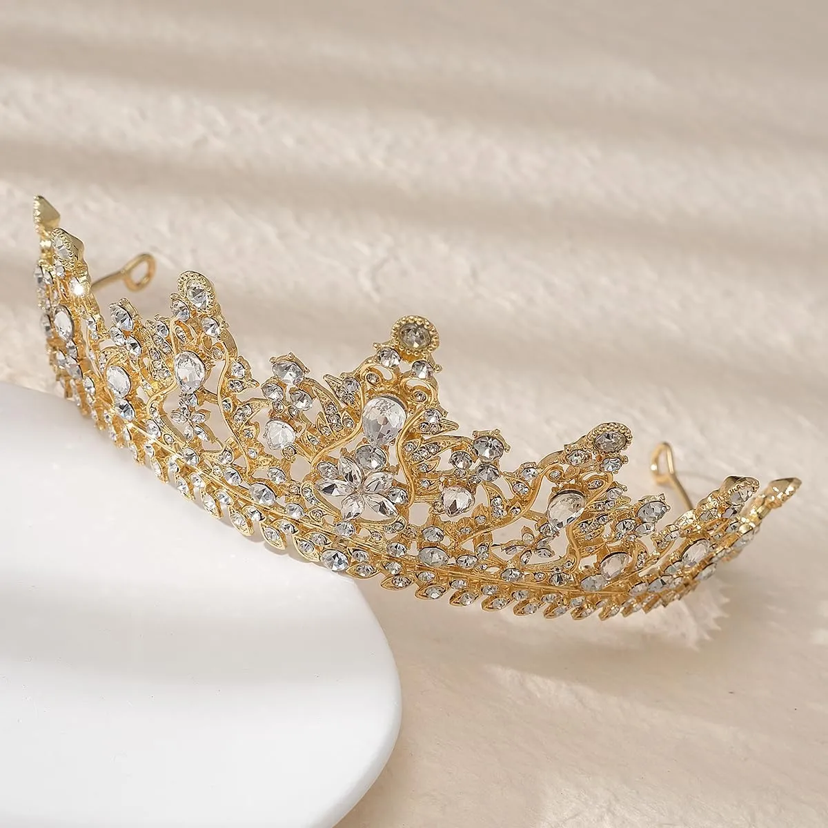 Tiaras and Crowns for Women,Crystal Wedding Tiara for Women Royal Queen Crown Headband Metal Princess Tiara for Bride Birthday Prom
