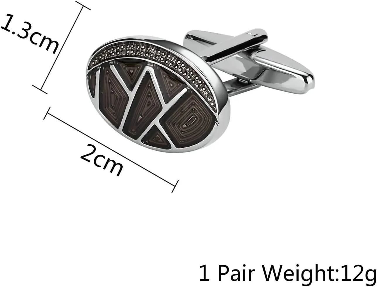 Tuxedo Buttons, Black Cufflinks for Men Stainless Steel Oval Striped for Man Business Wedding