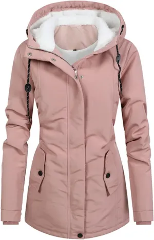 Winter Coats for Women 2024 Trendy Plus Size Warm Sherpa Fleece Lined Jackets Fleece Hooded Parka Peacoat Outerwear