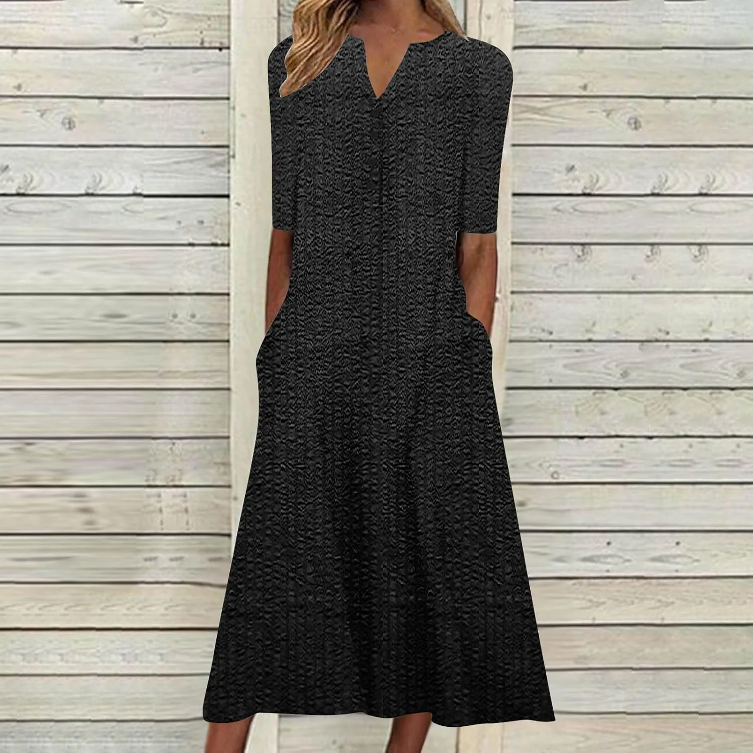 Women Sun Dresses Vneck Dresses Sun Dresses for Women Short Sleeve Maxi Long Beach Festival Hawaiian Sun Dresses