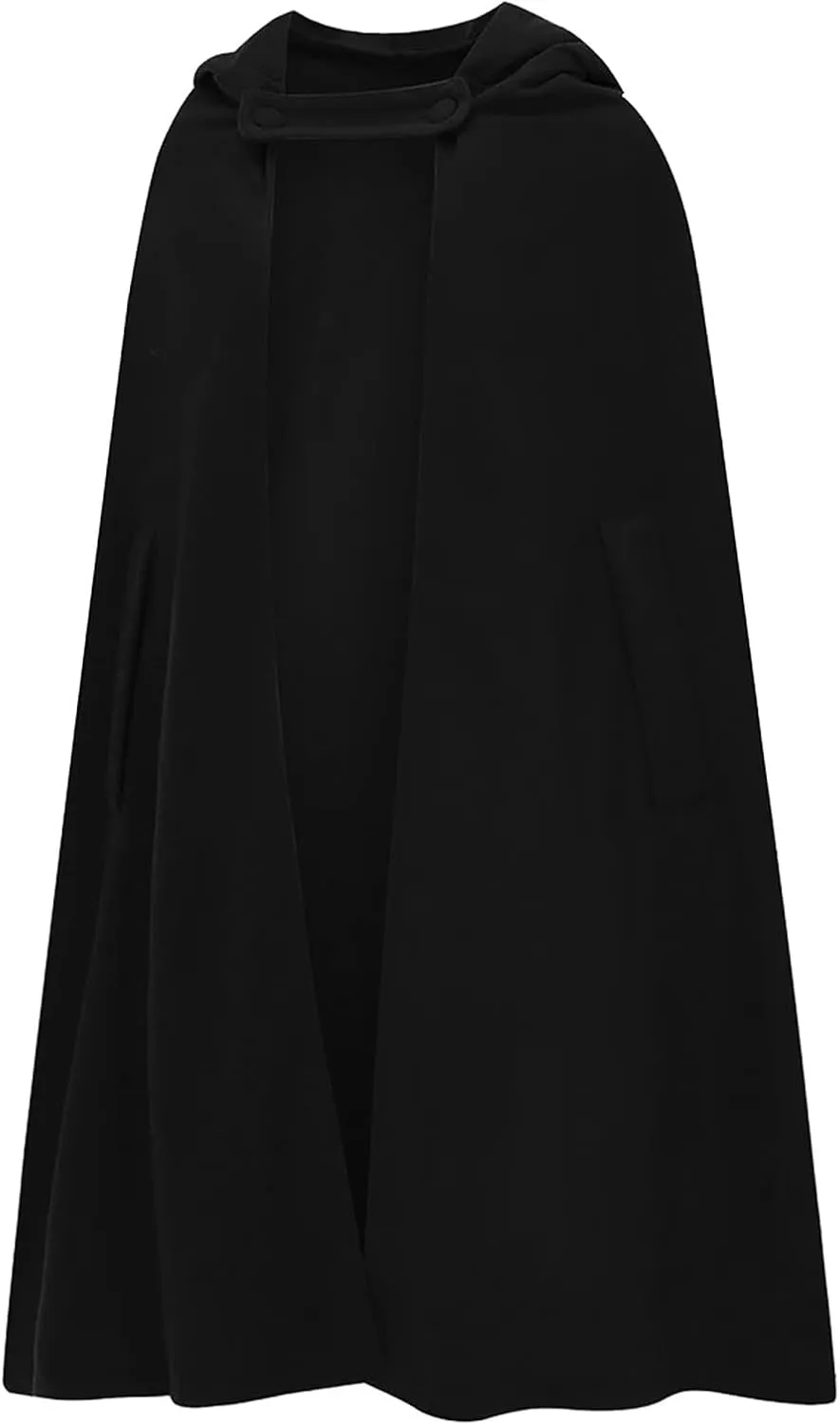 Women Trendy Trench Coat Open Front Cardigan Jacket Hooded Coats Shawl Cape Cloak Mantle Plus Gothic Halloween Cloak
