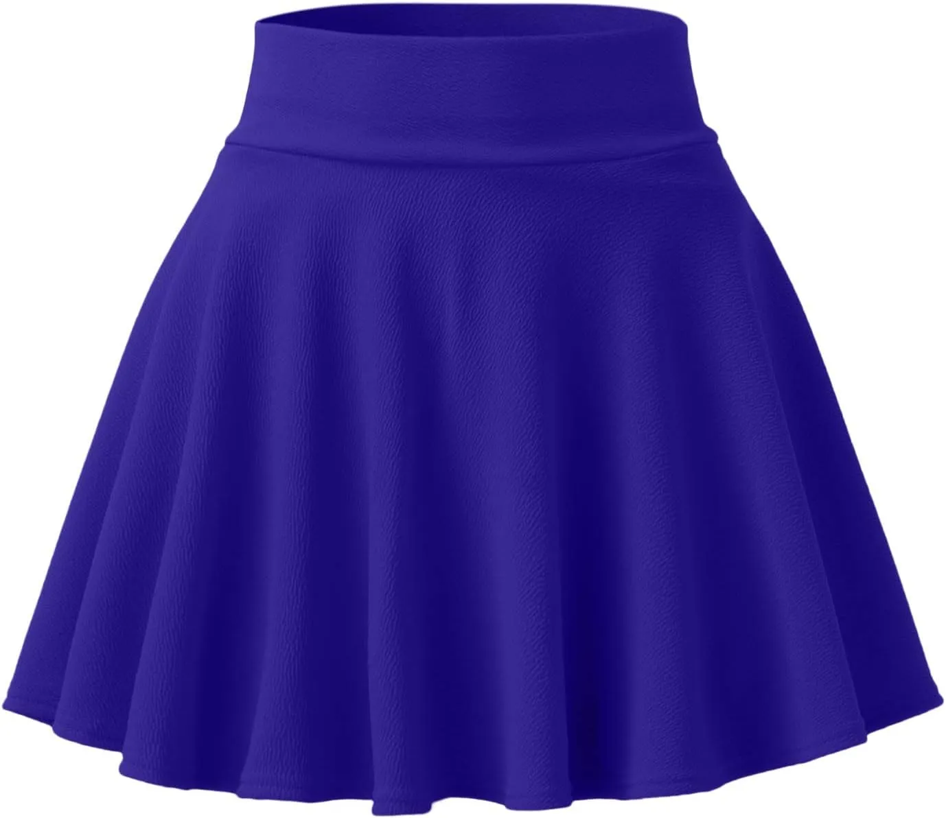 Women's Casual Stretchy Flared Pleated A-Line Mini Skater Skirt with Shorts Skater Party Skirt