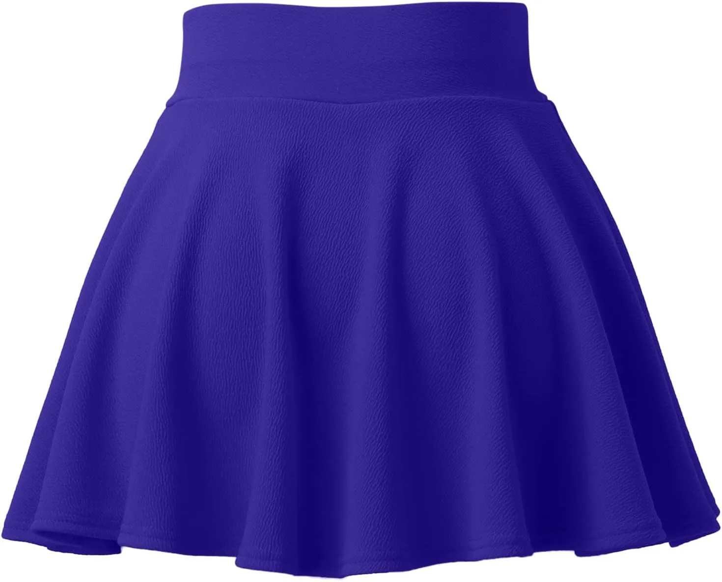 Women's Casual Stretchy Flared Pleated A-Line Mini Skater Skirt with Shorts Skater Party Skirt