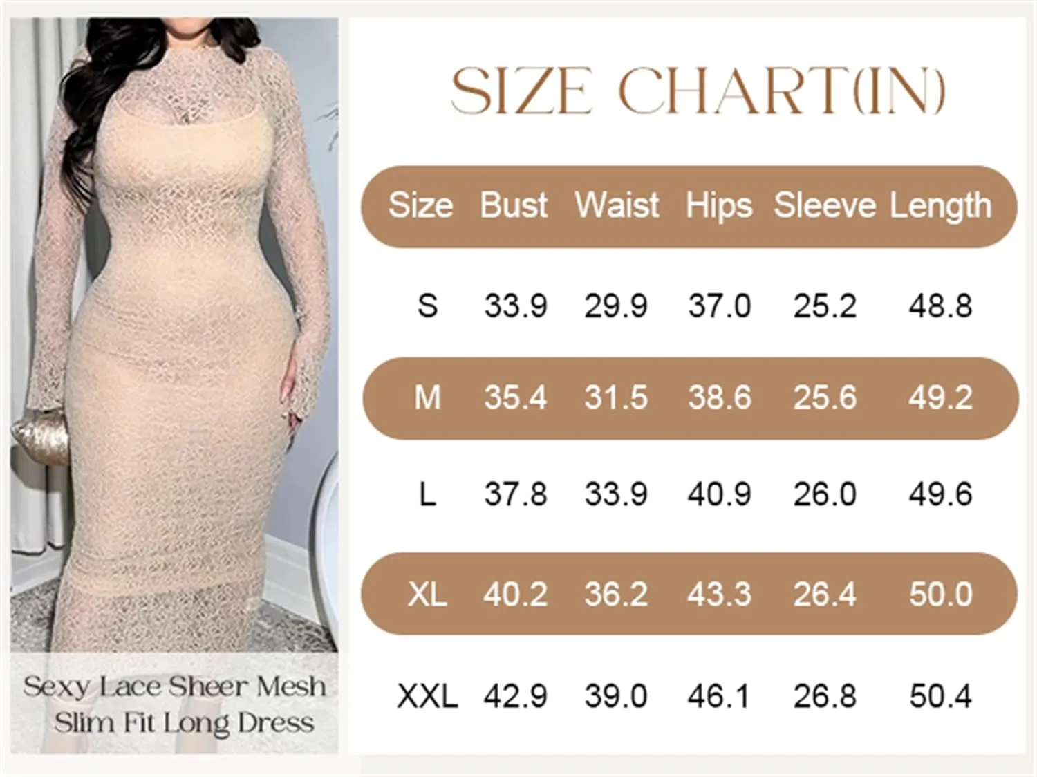 Women's Elegant Bodycon Midi Dress Lace Party Cocktail Wedding Guest Dress