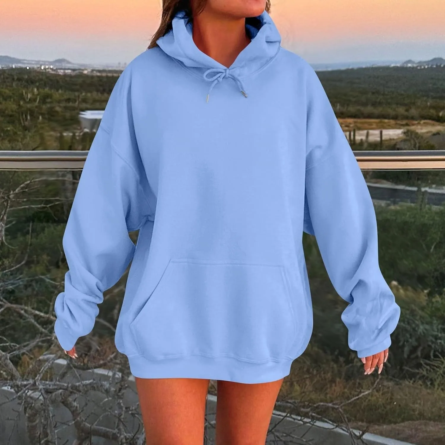 Womens Oversized Hoodies Winter Cotton Sweatshirts Pullover 2025 Fashion Tops Trendy Outfits
