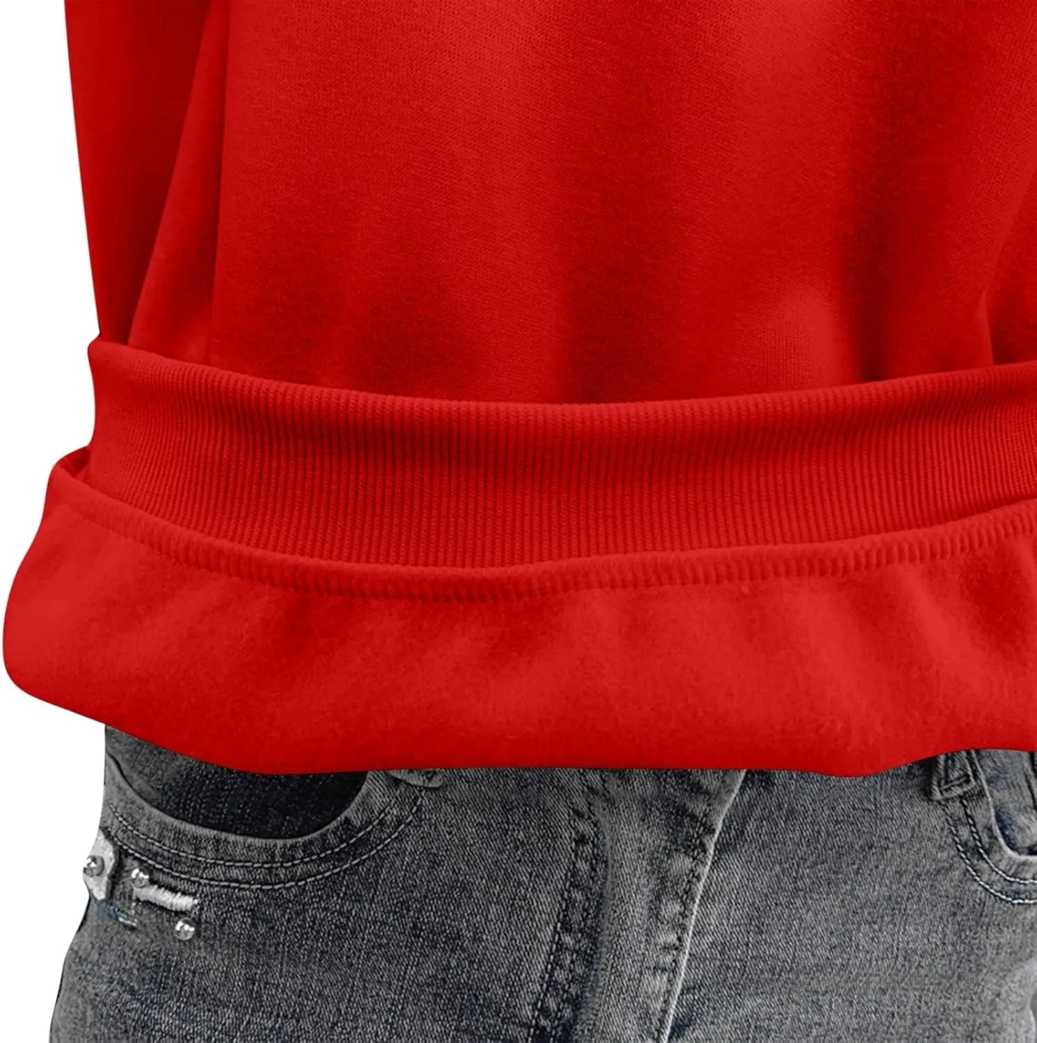 Women's Oversized Round Neck Sweatshirts Long Sleeve Turtleneck Sweatshirt Fall Classic Pullover Tops