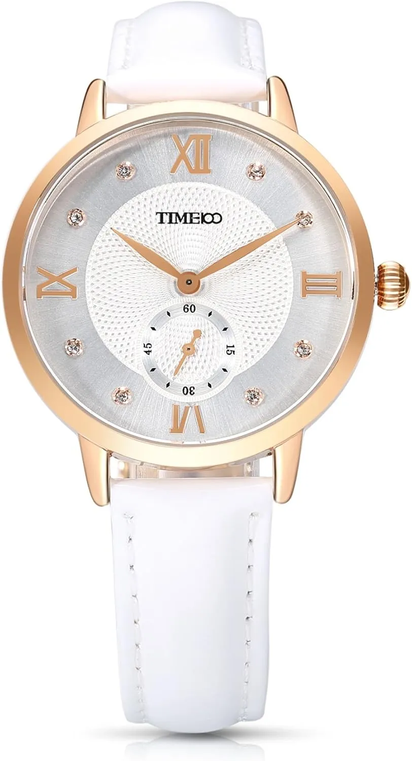 Women's Watches for Ladies Female Wrist Watch Leather Band Waterproof Thin Minimalist Casual Simple Dress Quartz Analog Watch