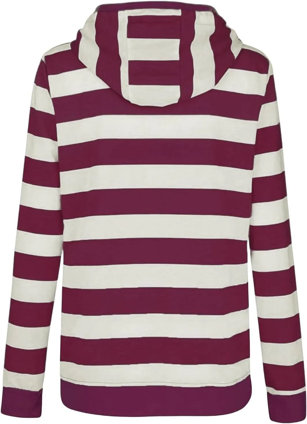 Womens Zip Up Hoodies Casual Oversized Striped Hoodies Sweatshirts Plain Zipper Classic Hooded Jackets with Pockets