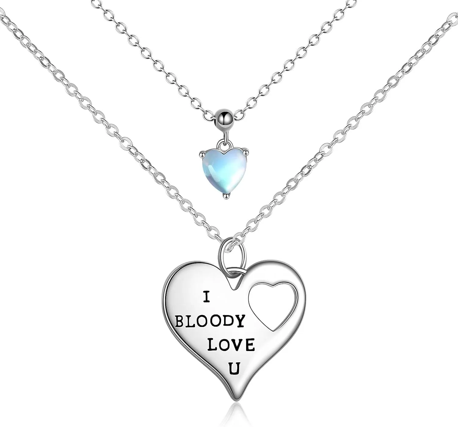 YAFEINI Cute Animal Necklace Sterling Silver Turtle/Dragon/Elephant/Fox/Mermaid Jewelry Gifts for Women