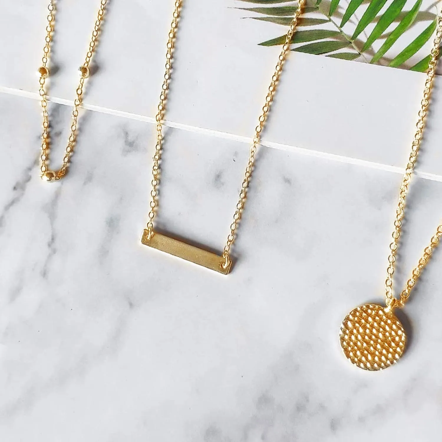 YANCHUN Layered Necklace for Women Stackable Necklaces Set Dainty Chain Necklace Layering Stack Charm Necklace Trendy Jewelry Christmas Gifts Stuffs Stocking Stuffers for Women