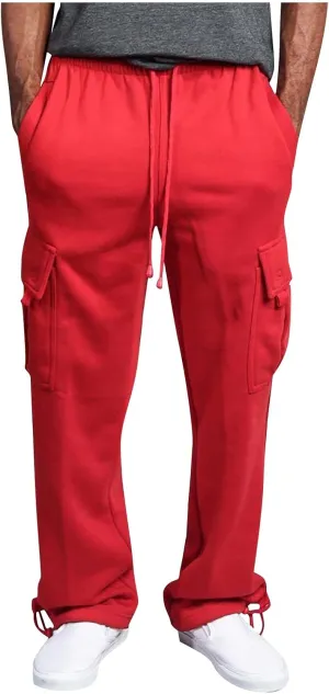 Ymosrh Mens Pants Relaxed Fit Overalls Drawstring Multi Pocket Casual Pants Hiking Cotton Twill Combat Pants Stretch